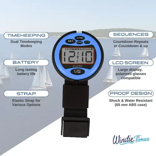 Timer da regata Windie azzurro