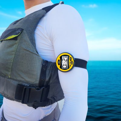 Windie-timer: race stopwatch. Race stopwatch, Water-resistant stopwatch. yellow